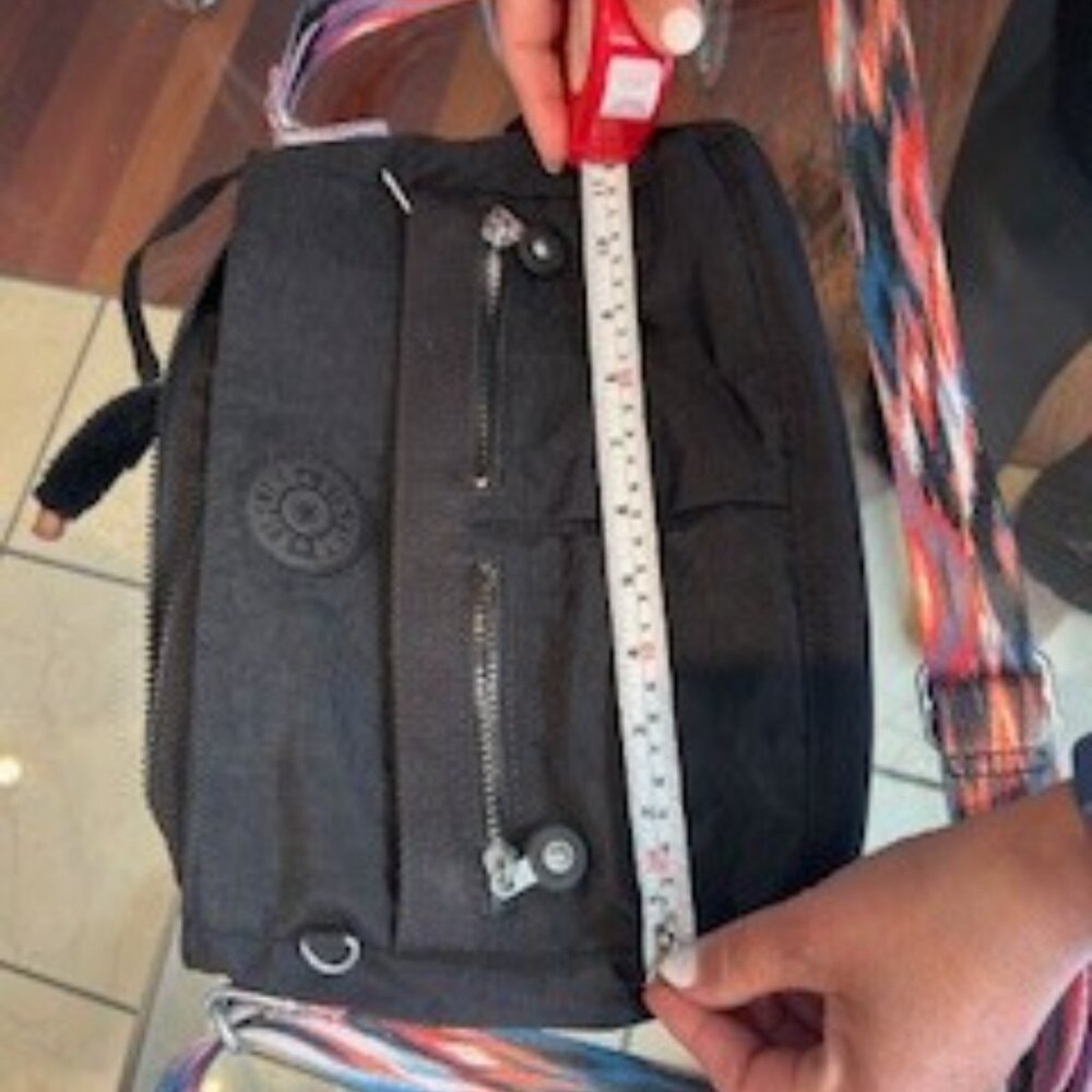 KIPLING Crossbody Bag with colorful adjustable strap - VERY GOOD CONDITION - Picture 12 of 13